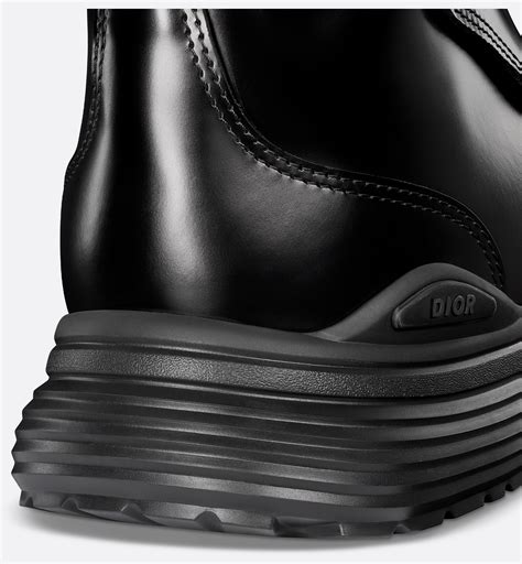 Dior Combat Jodhpur Boot Black Polished Calfskin 